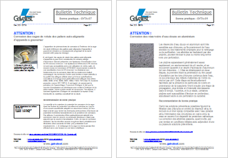 bulletins techniques Galvatest corrosion marine